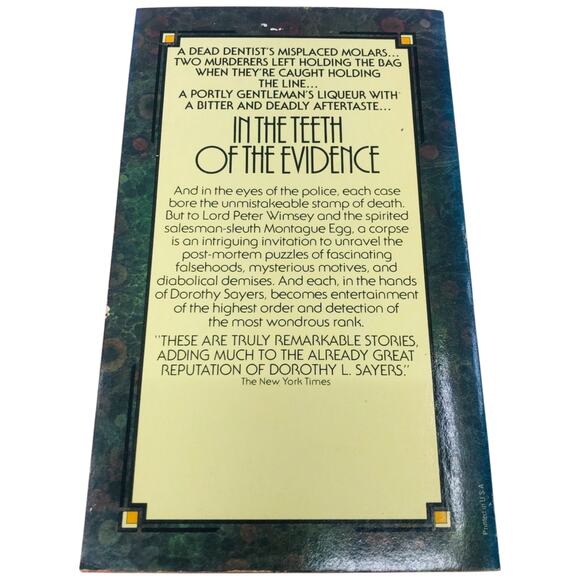 In The Teeth of Evidence by Dorothy L Sayers Avon 4627 Paperback Book - Picture 2 of 8